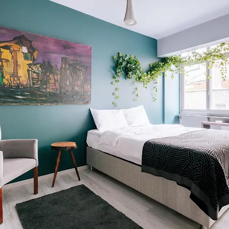 Vibrant Flat With Balcony 10 Min To Besiktas Sq Lägenhet *